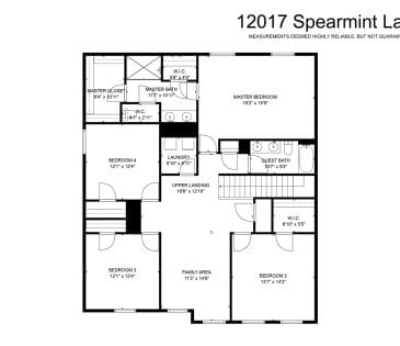 12017 Spearmint Lane property floorplan - 2